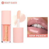 Beauty Glazed New Glow Lip Oil Shade 101 (Peach)