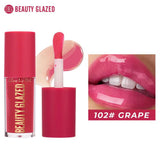 Beauty Glazed New Glow Lip Oil  Shade 102 (Grape)