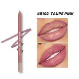 Beauty Glazed 24hours waterproof and long lasting lipliner shade number 102 (shade name Taupe Pink)