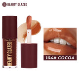 Beauty Glazed New Glow Lip Oil Shade 104 (Cocoa)