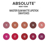Absolute NewYork Icon Master Slim Matte Lipstick