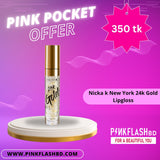 Nicka K 24K Gold Lip Gloss-Gold