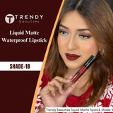 TRENDY Beauty Waterproof Liquid Matte Lipstick