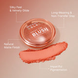 Swiss Beauty Select High on Blush Shade - 02 (Soft Pink)