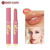 Beauty Glazed Lip Plump Shimmering Lipstick -101