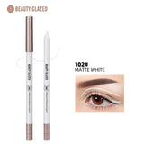 Beauty Glazed 24H Pure Kajal Liner in white, smooth pencil with a sharpened tip for precise eye makeup application.