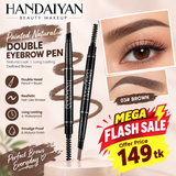 Handaiyan Painted Natural Double Eyebrow Pen-3 Brown