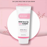 3W Clinic Rose Tone-Up Sun Cream SPF 50+ PA+++ | Pink Flash BD
