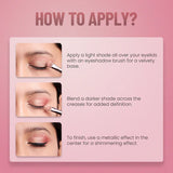 Swiss Beauty Lustre Eyeshadow Palette Shade No : 04  Shimmer n shine