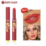 Beauty Glazed Lip Plump Shimmering Lipstick -105