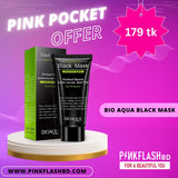 Bioaqua Black Mask | Nose Acne & Blackhead Remover | Pink Flash BD