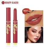 Beauty Glazed Lip Plump Shimmering Lipstick -106