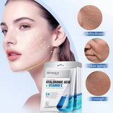 BIOAQUA Hyaluronic Acid & Vitamin E Face Sheet Mask | Anti-Aging & Moisturizing