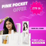 Hair Oil Comb – Easy Oil Application &amp; Scalp Massage