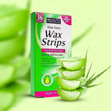 Beauty Formulas Hair Removal Aloe Vera Wax Stripes- Face & Bikini Line