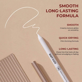 Beauty Glazed 24H Pure Kajal Liner in white, featuring a sleek pencil design and smooth application for eye makeup.