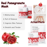 BIOAQUA Red Pomegranate Moisturizing Face Sheet Mask-25g