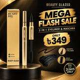 Beauty Glazed 2-in-1 Bushy Big Eyeliner & Mascara | Pink Flash BD