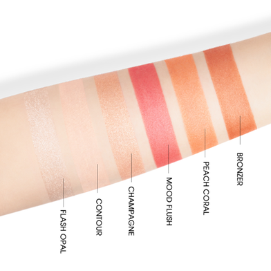 Imagic 6 Color Highlight & Blush & Contour Palette