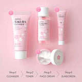 Laikou Japan Sakura Travel Kit – 4pcs | Hydrating, Brightening & Anti-Aging Skincare Set.