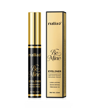 Maliao Be Mine waterproof eyeliner in a simple black pencil with a sleek design, ideal for precise eye lining.