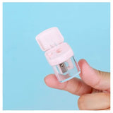 LMLTop pink flash professional pencil sharpener, simple design with one hole, compact and portable for easy pencil sharpening.