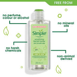 Simple kind to skin soothing facial toner