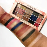 Technic Pressed Pigment Eyeshadow Palette – Goddess - Pink Flash BD