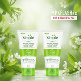 Simple kind to skin moisturising facial wash