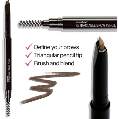 Wet n Wild Retractable Brow Pencil-Dark Brown