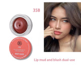 Beauty Glazed Velvet Super Matte Lip & Cheek Mud Shade 358