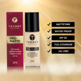 TRENDY Beauties Pro Matte Waterproof Foundation with SPF20 Shade #03 (Honey)