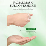 SADOER Aloe Vera Deep Hydration Brightening Facial Sheet Mask.