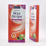 Beauty Formulas Argan Oil Wax Strips Hair Remover -Legs & Body - Pink Flash BD