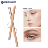 Beauty Glazed 24H Pure Kajal Liner in Nude, close-up of the simple pencil with a smooth tip on a white background.
