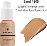 Beauty Glazed Soft Matte Silky Full Coverage Liquid Foundation, Shade 105 (Sand)