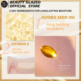 Beauty Glazed Soft Matte Silky Full Coverage Liquid Foundation, Shade 105 (Sand)