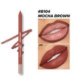 Beauty Glazed 24hours waterproof and long lasting lipliner shade number 104 (shade name Mocha Brown)