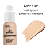 Beauty Glazed Soft Matte Silky Full Coverage Liquid Foundation, Shade 102 (Nude)