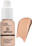 Beauty Glazed Soft Matte Silky Full Coverage Liquid Foundation, Shade 103 (Warm Peach)