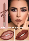 Beauty Glazed 24hours waterproof and long lasting lipliner shade number 107 (shade name Dark Brown)