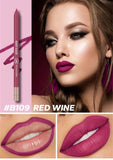 Beauty Glazed 24hours waterproof and long lasting lipliner shade number 109 (shade name Red Wine)