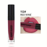 Beauty Glazed Matte Waterproof Long Lasting Liquid Lipstick -112 (Red Wine)