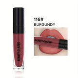 Beauty Glazed Matte Waterproof Long Lasting Liquid Lipstick Shade 116 (Burgundy) - Pink Flash BD