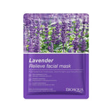 Bioaqua Lavender Relive Face Sheet Mask - 25g