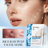 BIOAQUA Rice Raw Pulp Hydrating Ice Facial Sheet Mask- 25g