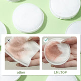 LMLTOP Organic 80 Pieces Cotton Pads