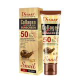 Disaar Collagen Snail Sunscreen Face & Body SPF50++ PA+++