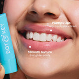 Dot & Key Barrier Repair Hydrating Tinted Lip Balm SPF 50 | Shade: Blueberry Bliss | Pink Flash BD