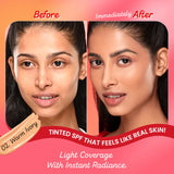 Dot & Key Strawberry Dew Tinted Sunscreen SPF 50+ PA++++ | Shade 02 Warm Ivory | Pink Flash BD